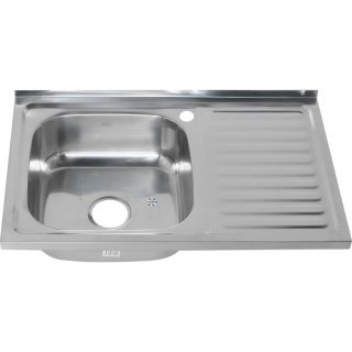 мойка накладная SINKLIGHT N 8050 L 0.6/160 1P левая глянец