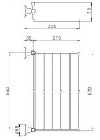 Полотенцедержатель Nicolazzi Onice 1499 в виде полочки схема 1