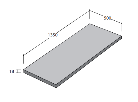 Столешница для тумбы Globo Arredo Wood T схема 8