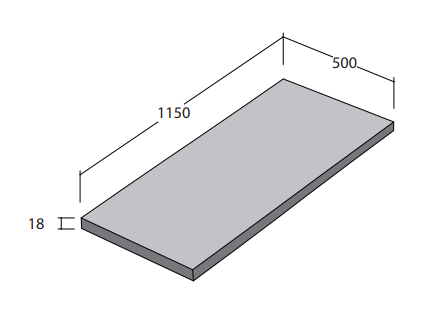 Столешница для тумбы Globo Arredo Wood T схема 9