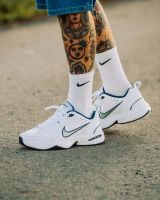 Nike Air Monarch IV White Silver