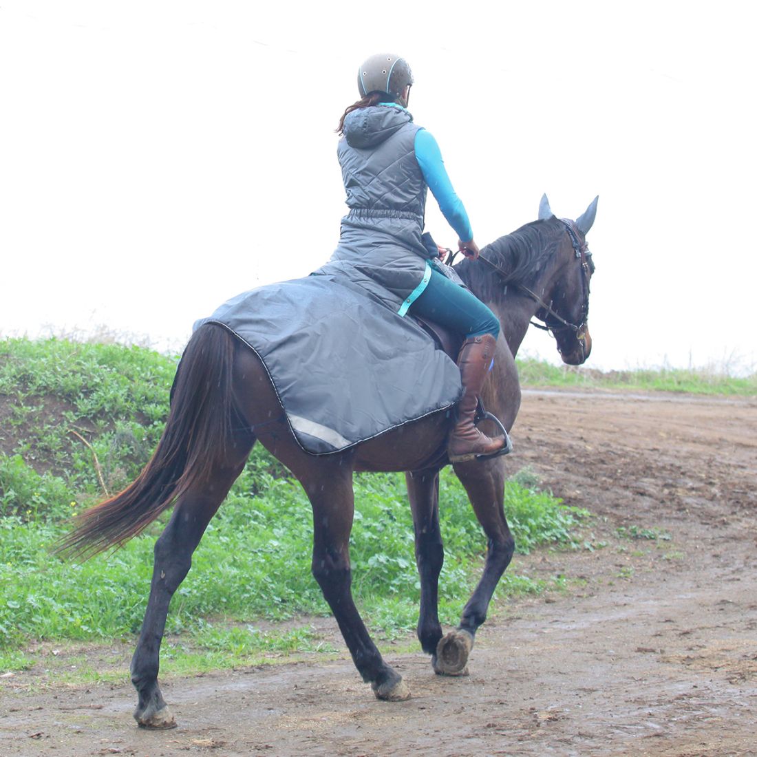 Полупопона RIDING на флисе