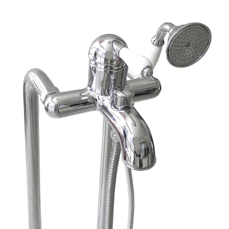 Смеситель напольного монтажа Nicolazzi 3401 + 5573 для ванны/душа