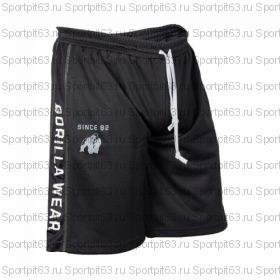 ШОРТЫ GORILLA WEAR FUNCTIONAL MESH SHORTS (ЧЕРНО-БЕЛЫЕ) 2XL-3XL