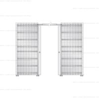 Пенал Eclisse Unico Double под штукатурку (полотно 2000/2100 мм)