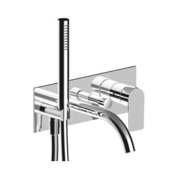 Изображение Смеситель для ванны Fantini MYO 61 02 V621B с изливом и лейкой