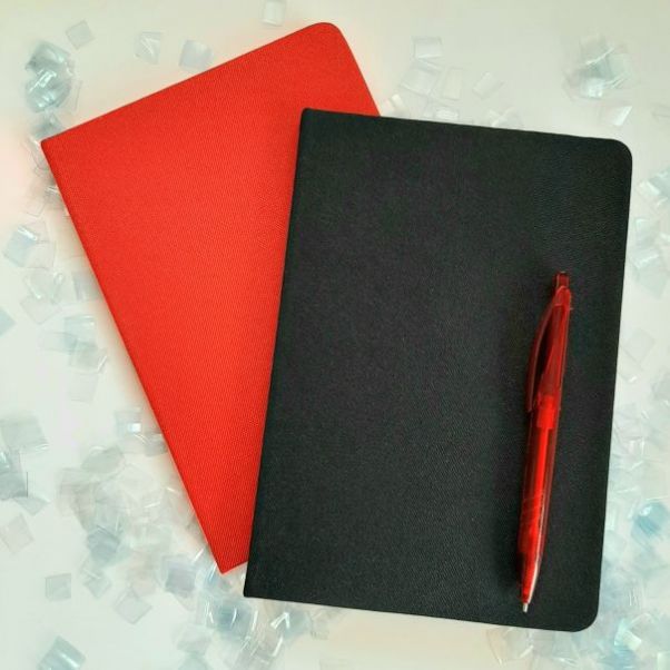 Эко блокнот из RPET Mivaz красный