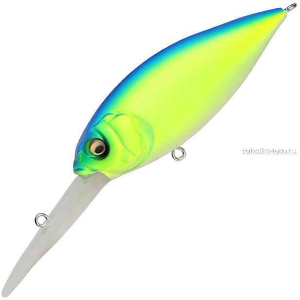 Воблер Megabass Deep-X 150 64 мм / 14 гр / Заглубление: 0 - 4,2 м / цвет: Blue Back Mat Chart