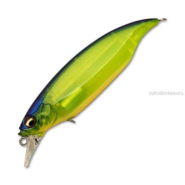 Воблер Megabass Elbo 78 мм / 10,5 гр / Заглубление: 0,5 - 1 м / цвет: Biwako Seethrough Chart