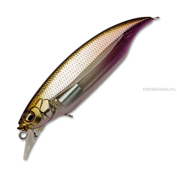 Воблер Megabass Elbo 78 мм / 10,5 гр / Заглубление: 0,5 - 1 м / цвет: HT Wakasagi
