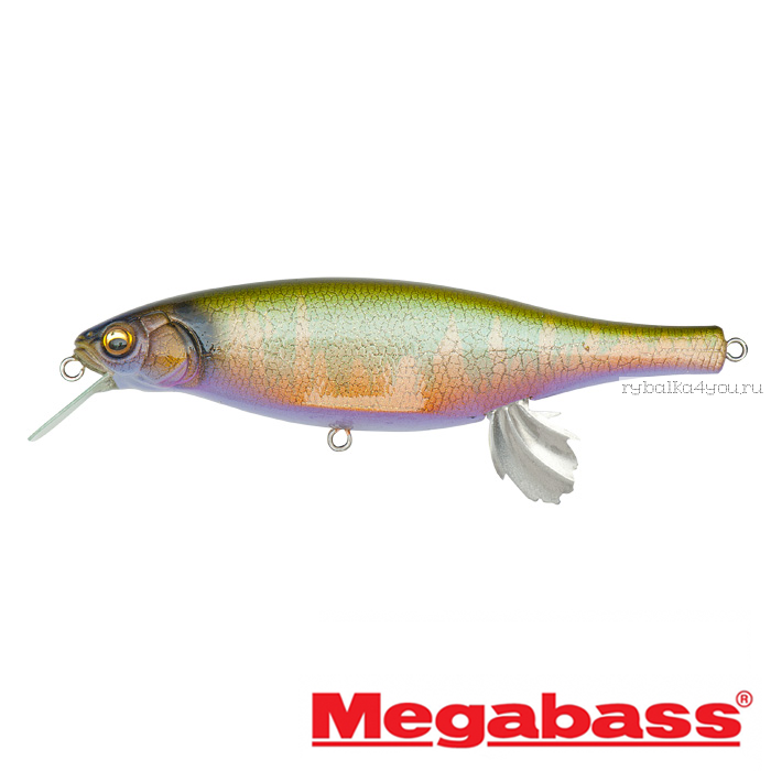 Воблер Megabass Vision 100 Miyabi 105мм / 17,4гр / Заглубление: 0,4 - 0,6 м / цвет: Hakusei Glitter Oikawa M