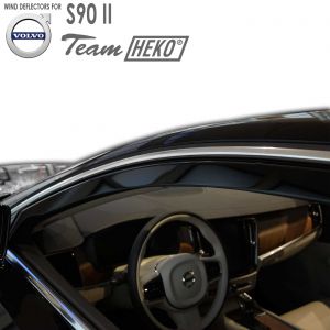 Дефлекторы ветровики Volvo S90 II вставные на двери Heko - арт 31242