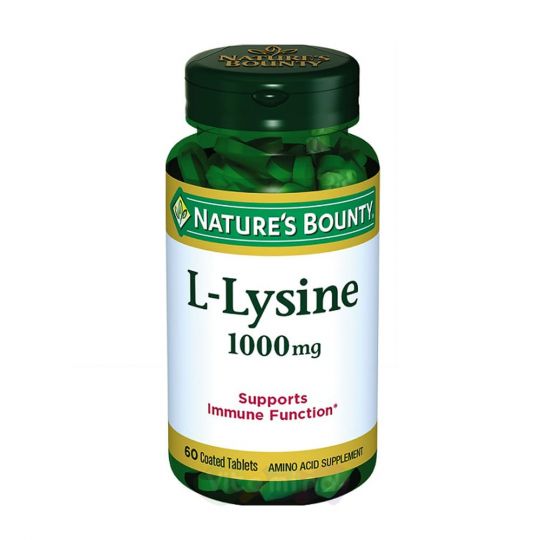 Нэйчес Баунти L-Лизин 1000 мг, 60 табл