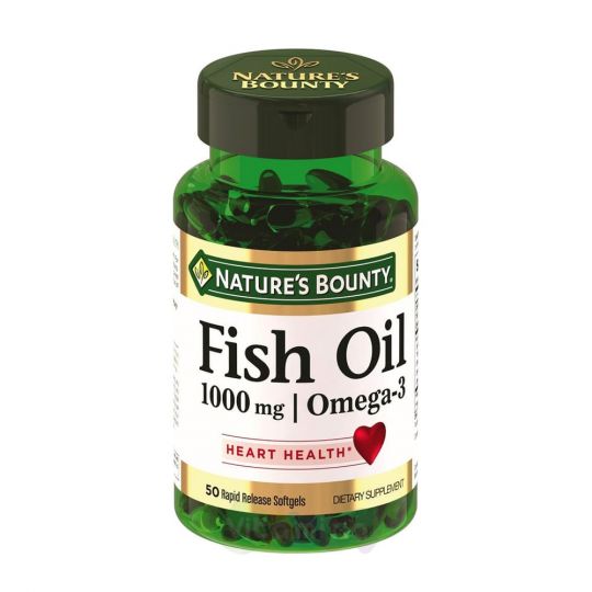 Нэйчес Баунти Рыбий жир Омега-3, 1000мг. 50 капс.