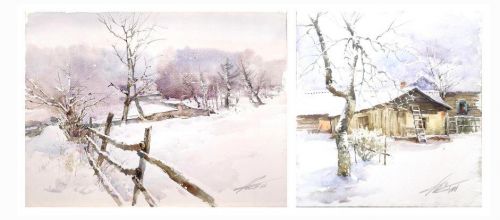 [Enterclass] Зимние пейзажи (Михаил Нехайчик)