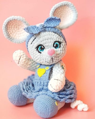 [Игрушка] Мастер-класс Мышка Мия (Анастасия Коновалова)