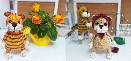 [Игрушки] МК 'Тигренок и Львенок' (Елизавета Камалина (Лихачева))