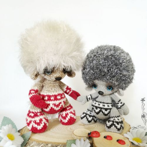 [Игрушки] Жаккардовые ёжики (Ирина Чудова)