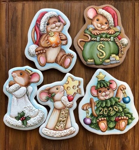 [Кондитерка] 35 мультяшных мышей (gift_cookies)