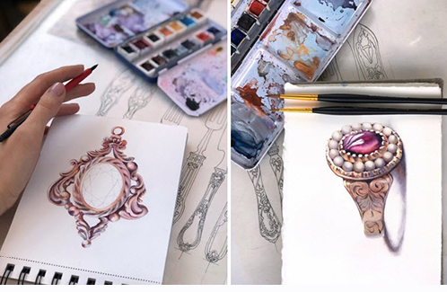 [Lectoroom] Ювелирные предметы. Акварель (Елена Обабкова)