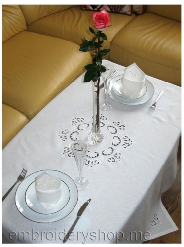 [Машинная вышивка] Комплект ришелье cut0023 [Embroidery shop]