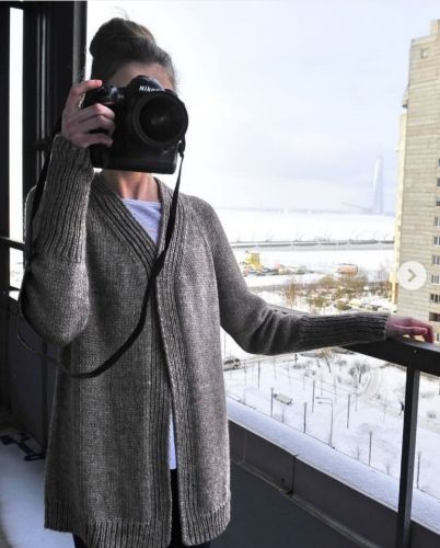 [Машинное вязание] Кардиган-оверсайз «Raton» (Julia ya)