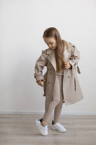 [Milky Clouds] Детский тренч 'Изабель', размеры 92-158 (Ольга Степанова)