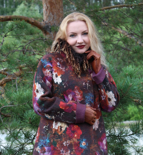 [Валяние ] МК по созданию нуно-войлочного пальто (Ольга Прайс)