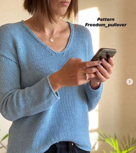 [Вязание] Пуловер 'Freedom' (bydashylia)