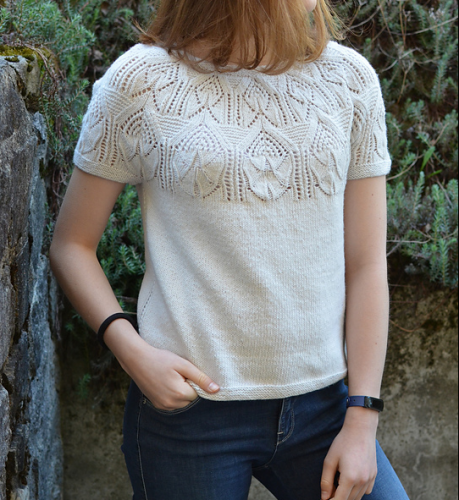 [Вязание] Топ «Miya-Tee» (Валентина Богданова)