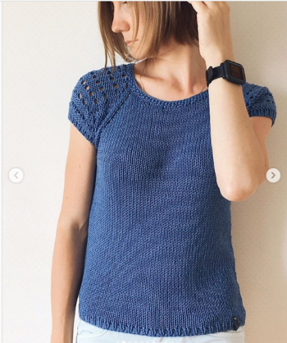 [Вязание] Топ «Soul» (sapelkina_knitting)