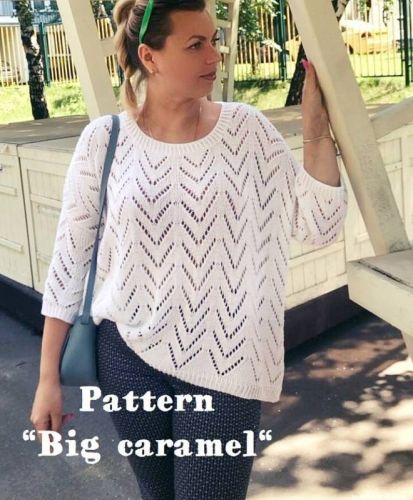 [Вязание] Туника/Джемпер «Big Caramel» (dariaze222)