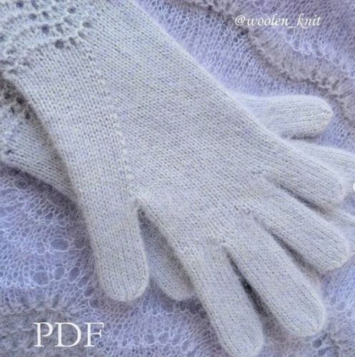 [Вязание] Варежки Герда и Перчатки Кружева (woolen_knit)