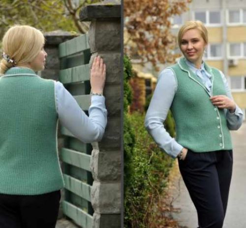 [Вязание] Жилет 'Birch Sap/Берёзовый сок' (Aiste Butkevi?ien?)