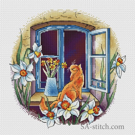 [Вышивка] Окошко (Светлана Сичкарь)