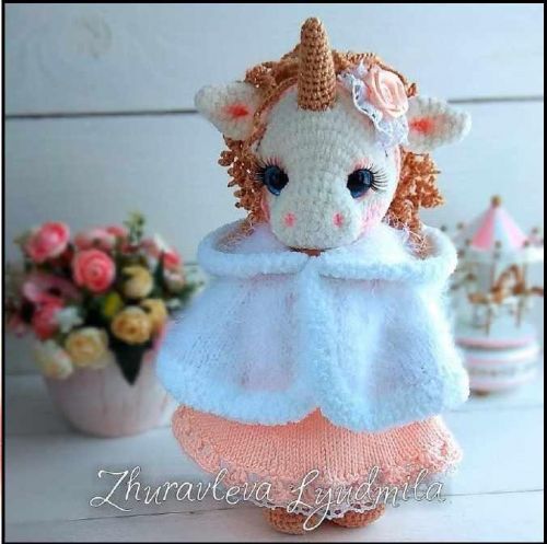 Мастер-класс «Единорожка Анабель» (Людмила Журавлева)