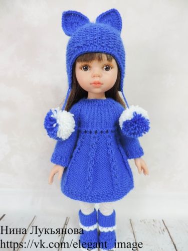 Мастер-класс 'Лапушка' по вязанию спицами для кукол формата Паола Рейна (Нина Лукьянова)