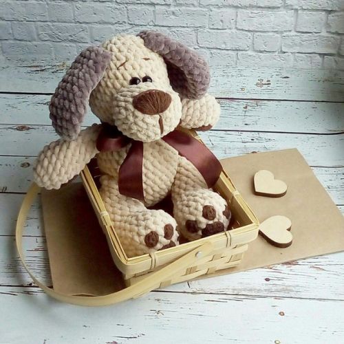 Мастер-класс Плюшевая собачка Чарли (Дарья Баыш)