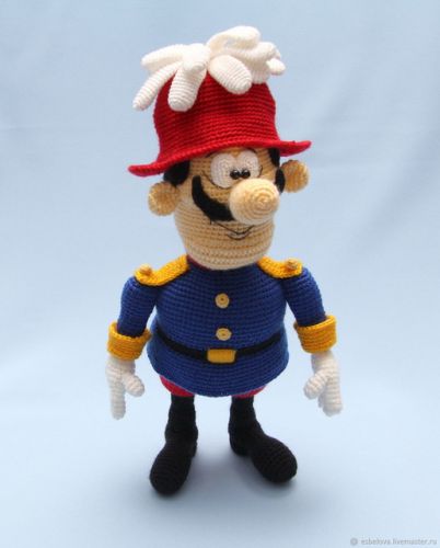 Мастер-класс по вязанию 'Полицейский Фокстрот' (крючок) (Елена Белова)