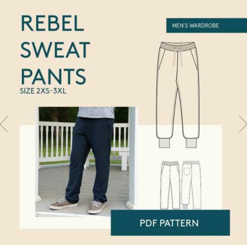 Sweat Pants Sewing Patern - выкройка спортивных штанов [Wardrobebyme]