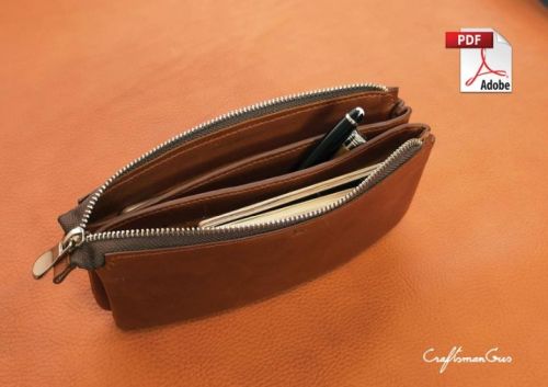 Выкройка «Двойной клатч» (Craftsmangus)