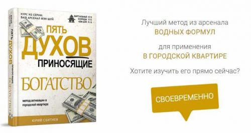 [Виртуальный колледж фэн шуй] Пять духов, приносящие богатство (Юрий Сбитнев)