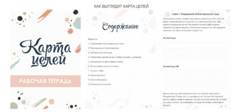 Рабочая тетрадь 'Карта целей' (Сабина Филина)
