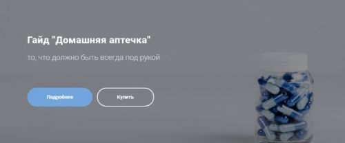 Гайд «Домашняя аптечка» (Анна Хворостяненко)