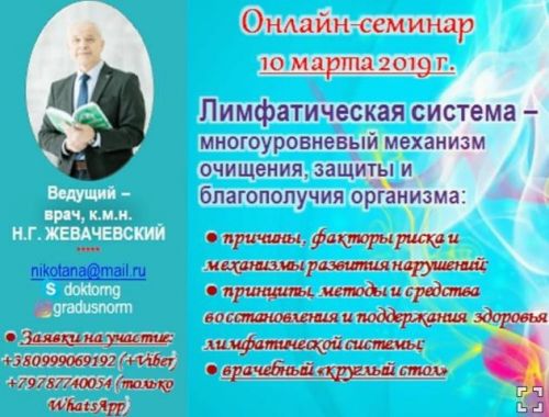 Лимфатическая система (Жевачевский)