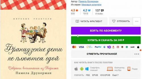 [Мировые родители] Французские дети не плюются едой. Секреты воспитания из Парижа (Памела Друкерман)