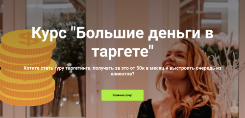 Большие деньги в таргете. Тариф Самостоятельный (Мария Цепляева)