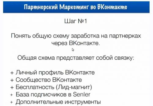 Партнерский Маркетинг во ВКонтакте (Евгений Вергус, Виктория Карпова)
