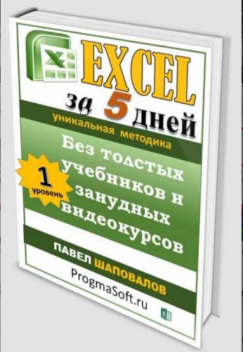 [ProgmaSoft] Excel за 5 дней без толстых учебников и занудных видеокурсов (Павел Шаповалов)