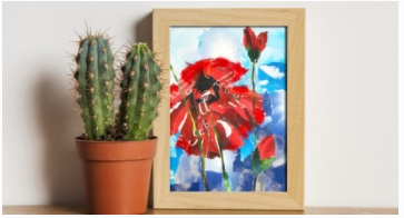 [kreativity] Рисование в стиле коллаж Мастер-класс 'Маки' от 5 до 12 лет (Ольга Сенникова)